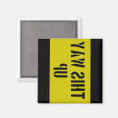Deze kant omhoog magneet (Voorkant / Achterkant)