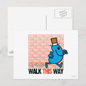 Deze kant op lopen briefkaart (Voorkant / Achterkant)