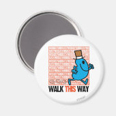 Deze kant op lopen magneet (Voorkant / Achterkant)