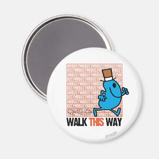 Deze kant op lopen magneet (Voorkant / Achterkant)