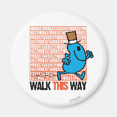 Deze kant op lopen magneet (Voorkant)