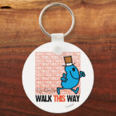Deze kant op lopen sleutelhanger (Voorkant)