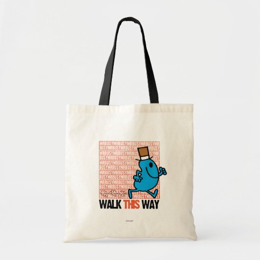Deze kant op lopen tote bag (Voorkant)