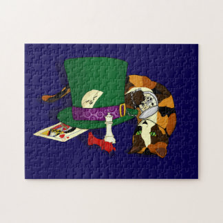 Deze kant van het kijkglazen puzzel legpuzzel