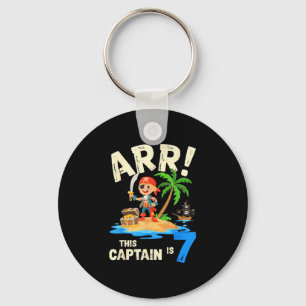 Deze kapitein is 7 arr piraat 7e verjaardag verjaa sleutelhanger