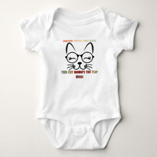 Deze kat mama is de beste wens romper