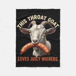 Deze Keelgeit Houdt van Sappige Wieners Meme Sarca Fleece Deken