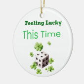 Deze keer een beetje geluk met St. Patrick’s Day D Keramisch Ornament (Links)