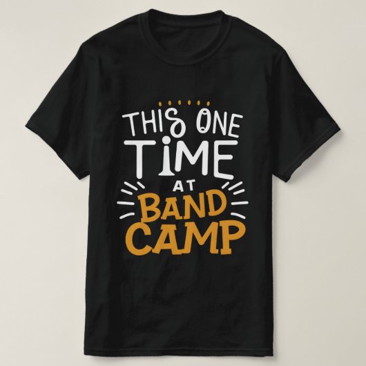 Deze keer op Band Camp T-shirt (Design voorkant)