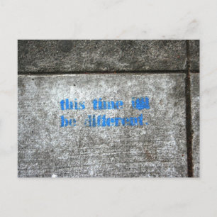 Deze keer zal ik anders zijn briefkaart