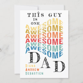 Deze kerel een Geweldige vader, Grappig citaat Vad Kaart