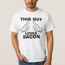 Deze kerel houdt van Bacon-zin T-shirt