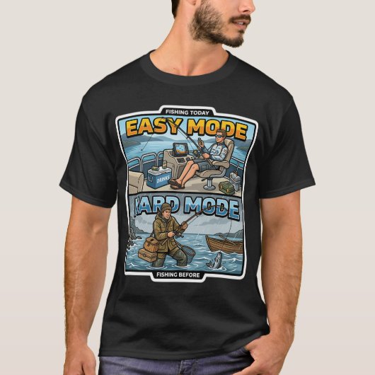 Deze kerel moet gaan vissen t-shirt (Voorkant)