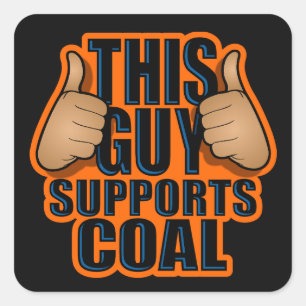 DEZE KEREL STEUNT KOOL VIERKANTE STICKER