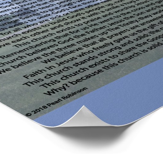 deze kerk is een poster van rots nr . 2 op poster  (Hoek)