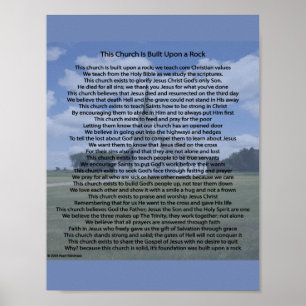 deze kerk is een poster van rots nr . 2 op poster