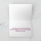 Deze kerst feestdagen kaart (Binnen)