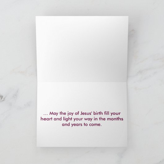 Deze kerst feestdagen kaart (Binnen)