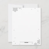 Deze Kerstkaart van This Is Us met zilver (Achterkant)