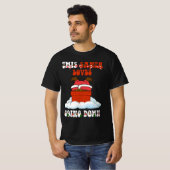 Deze kerstman houdt van gaan naar beneden schoorst t-shirt (Voorkant volledig)