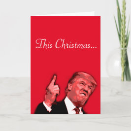 Deze Kerstmis gaat reusachtig zijn, de satirekaart Feestdagen Kaart