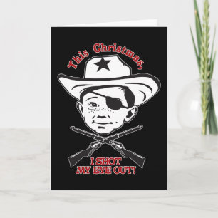 Deze Kerstmis, uit ontsproot ik mijn oog! Feestdagen Kaart