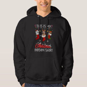 Deze kerstpajama tast de spijker op de kop in de S Hoodie