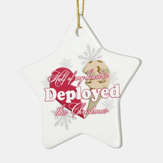 Deze kerstStar-versiering implementeren Keramisch Ornament (Links)
