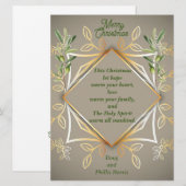 Deze kerstvakantie/kerst Kaart 6,5" x 8,7 (Voorkant / Achterkant)