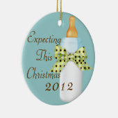 Deze kerstversiering verwachten keramisch ornament (Rechts)