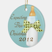 Deze kerstversiering verwachten keramisch ornament (Links)