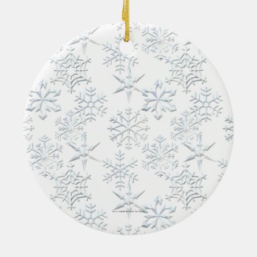 Deze kerstversiering verwachten keramisch ornament (Achterkant)