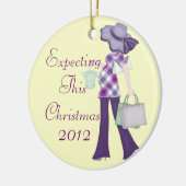 Deze kerstversiering verwachten keramisch ornament (Links)