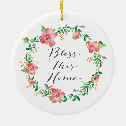 Deze kerstversiering voor thuisgebruik keramisch ornament (Achterkant)