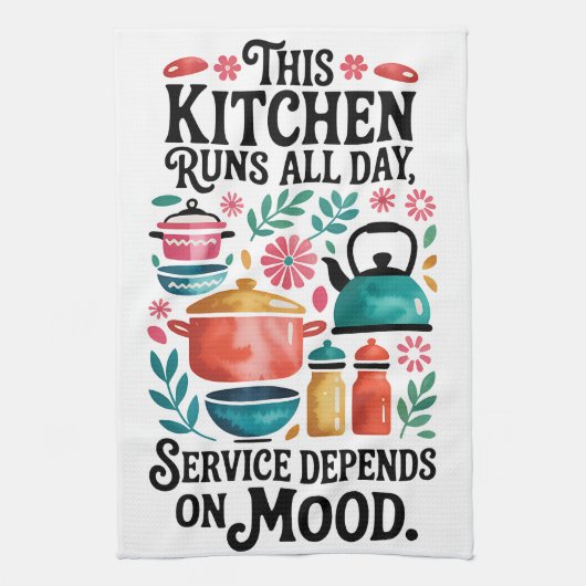 Deze keuken draait de hele dag theedoek (Verticaal)