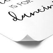 Deze keuken is bedoeld voor dansen poster (Hoek)