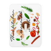 Deze keuken is gekruid met liefde magneet (Verticaal)