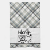 Deze keuken is gekruid met liefde theedoek (Verticaal)