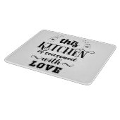 Deze keuken is met liefde bedekt snijplank (Hoek)