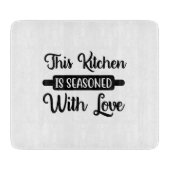 Deze keuken is uitgegroeid met een liefdessnijraad snijplank (Voorkant)