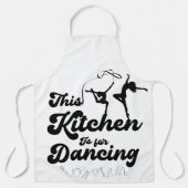 Deze keuken is voor dansen schort (Voorkant)