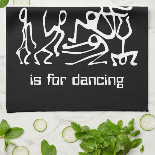 Deze keuken is voor dansen theedoek (Gevouwen)