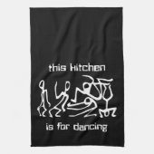 Deze keuken is voor dansen theedoek (Verticaal)