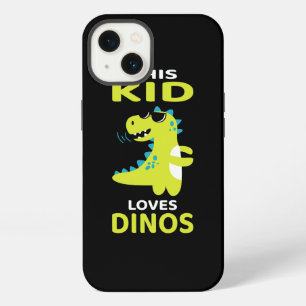 Deze Kid Houdt Van Dinos I Saurier I Schattige Din iPhone 13 Hoesje