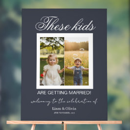 Deze kinderen gaan trouwen bord,Deze kinderen gaan Acryl Bord