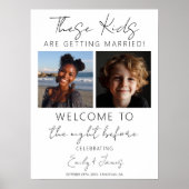 Deze Kinderen gaan trouwen tijdens het repetitiedi Poster (Voorkant)