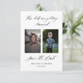 Deze Kinderen worden gehuwd sparen de Datum Save The Date (Staand voorkant)