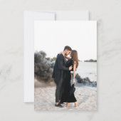 Deze Kinderen worden gehuwd sparen de Datum Save The Date (Achterkant)