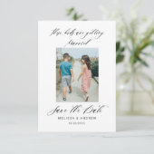 Deze Kinderen worden gehuwd sparen de Datum Save The Date (Staand voorkant)