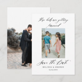 Deze Kinderen worden gehuwd sparen de Datum Save The Date